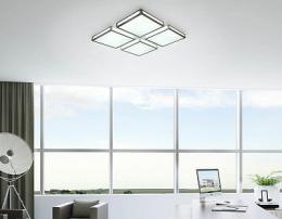 Потолочный светодиодный светильник Ambrella light Orbital Crystal Sand FS1888 WH/SD 144W 4200K D520*  - 4